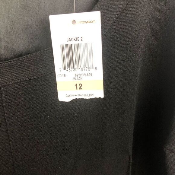 INC International Concepts black dress NWT - Picture 6 of 9